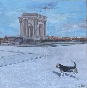 Le chien et le Peyrou