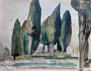 Galerie Montpellier | Richarme: Bois de Cyprès à Lavalette 